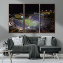Duke University Blue Devils Football Print Canvas - Durham