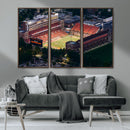 University of Illinois Fighting Illini Football Team Print -