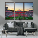 NC State Wolfpack Football Team Print Wall Art - Raleigh