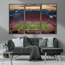 Framed Arizona Wildcats Football Team Print - Tucson Arizona by MyGreatCanvas | Canvas Wall Art Prints | Photo Prints & Wall Decor