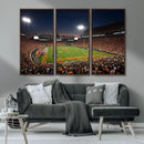 Clemson University Tigers Art Print, Football Team Print -