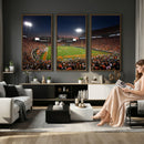 Clemson University Tigers Art Print, Football Team Print -