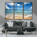 Sea View From the Beach Canvas Print