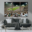 Michigan State Spartans Football Canvas Print - East Lansing