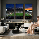 Michigan State Spartans Football Team Print - East Lansing