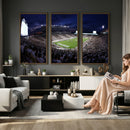Michigan State Spartans Canvas, Framed Football Team Print -