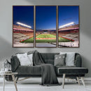 Rutgers Scarlet Knights Football Team Print - Piscataway SHI by MyGreatCanvas | Canvas Wall Art Prints | Photo Prints & Wall Decor
