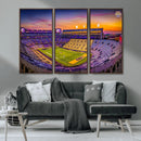 The Louisiana State University Tigers Football Team Print - by MyGreatCanvas | Canvas Wall Art Prints | Photo Prints & Wall Decor