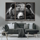 Resting Grizzly 399 Bear Canvas Print | Ready to Hang Wall