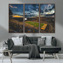 University of Wyoming Cowboys Football Team Print - Laramie by MyGreatCanvas | Canvas Wall Art Prints | Photo Prints & Wall Decor