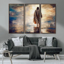 Jesus Walking on Water Wall Art | Ready to Hang Spiritual