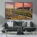University of Wyoming Cowboys Football Team Print - Laramie by MyGreatCanvas | Canvas Wall Art Prints | Photo Prints & Wall Decor