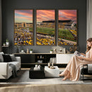 University of Wyoming Cowboys Football Team Print - Laramie