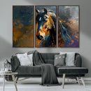 Abstract Horse Wall Art Canvas Print | Farmhouse Wall Decor by MyGreatCanvas | Canvas Wall Art Prints | Photo Prints & Wall Decor