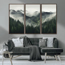 Misty Forest Canvas Print Wall Art Premium Canvas Print a