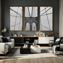 Large Brooklyn Bridge Wall Art Canvas Print