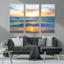 Coastal Wall Art - Vintage World Map Canvas Print with