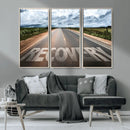 Recovery Road Wall Art Canvas Print