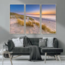 Sunrise On The Beach Wall Art Canvas Print