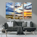 Sunset On The Ocean Wall Art Canvas Print by MyGreatCanvas | Canvas Wall Art Prints | Photo Prints & Wall Decor