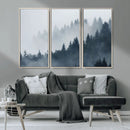 Foggy Pine Forest Wall Art Canvas Print by MyGreatCanvas | Canvas Wall Art Prints | Photo Prints & Wall Decor