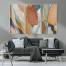 Boho Wall Art Canvas Print Set, Watercolor Boho Wall Art