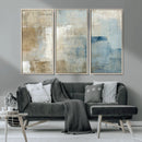 Abstract Blue and Beige Wall Art, Modern Minimalist Canvas by MyGreatCanvas | Canvas Wall Art Prints | Photo Prints & Wall Decor