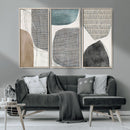 Canvas Print Wall Art Abstract Art Boho, Framed Boho Decor