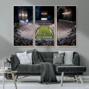 Penn Stadium Football Wall Art Canvas Print, Pennsylvania