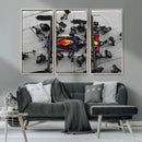 RedBull Formula 1 Canvas Wall Art Print