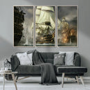 Pirate Ship War Wall Art Canvas Print by MyGreatCanvas | Canvas Wall Art Prints | Photo Prints & Wall Decor