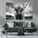 Scottish Cow Wall Art Canvas Print | Longhorn Wall Art | by MyGreatCanvas | Canvas Wall Art Prints | Photo Prints & Wall Decor