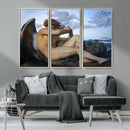 Fallen Angel Wall Art Canvas Print – Classic Art, Framed,