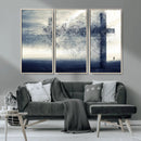Jesus and the Fading Cross Wall Art Print – Symbol of Faith, by MyGreatCanvas | Canvas Wall Art Prints | Photo Prints & Wall Decor