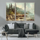 Abstract Acadia National Park Wall Art Canvas Print -