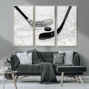Winter Ice Hockey Sport Canvas Wall Art Print - Hockey Wall by MyGreatCanvas | Canvas Wall Art Prints | Photo Prints & Wall Decor