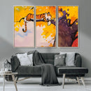 Calvin and Hobbes Tree Scene Canvas Print | 3 Panel Large by MyGreatCanvas | Canvas Wall Art Prints | Photo Prints & Wall Decor