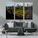 Chicago Cubs Baseball Team Print - Wrigley Field Stadium