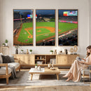 Angel Stadium Aerial Canvas Print – Los Angeles Angels