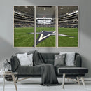 Dallas Cowboys Football Team Print - Arlington AT&T Stadium by MyGreatCanvas | Canvas Wall Art Prints | Photo Prints & Wall Decor