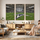 Dallas Cowboys Football Team Print - Arlington AT&T Stadium