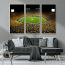 Stadium in Michigan Wall Art Canvas Print, Framed American