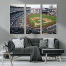 New York Yankees Baseball Team Print - Yankee Stadium Wall