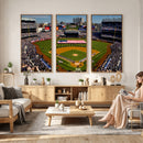 Yankee Stadium New York Wall Art Print | 3-Panel Canvas