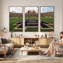 Football Stadium Wall Art – Framed Sports Field Canvas
