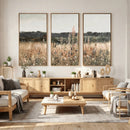 Rustic Field Landscape Wall Art Print, Giclee Canvas Wall
