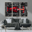 Ferrari Pit Stop Canvas Wall Art – Precision and Speed