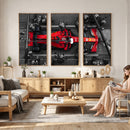 Ferrari Pit Stop Canvas Wall Art – Precision and Speed