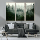 Misty Forest Wall Art – Tranquil Green Woodland Canvas by MyGreatCanvas | Canvas Wall Art Prints | Photo Prints & Wall Decor