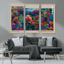 Framed Japanese 1986 Wall Art Print, Yayoi Kusama 1986 Wall